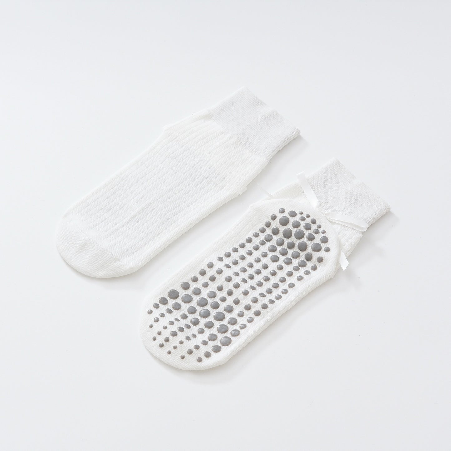 Thin Bow Ribbon Yoga Socks-Grainvity