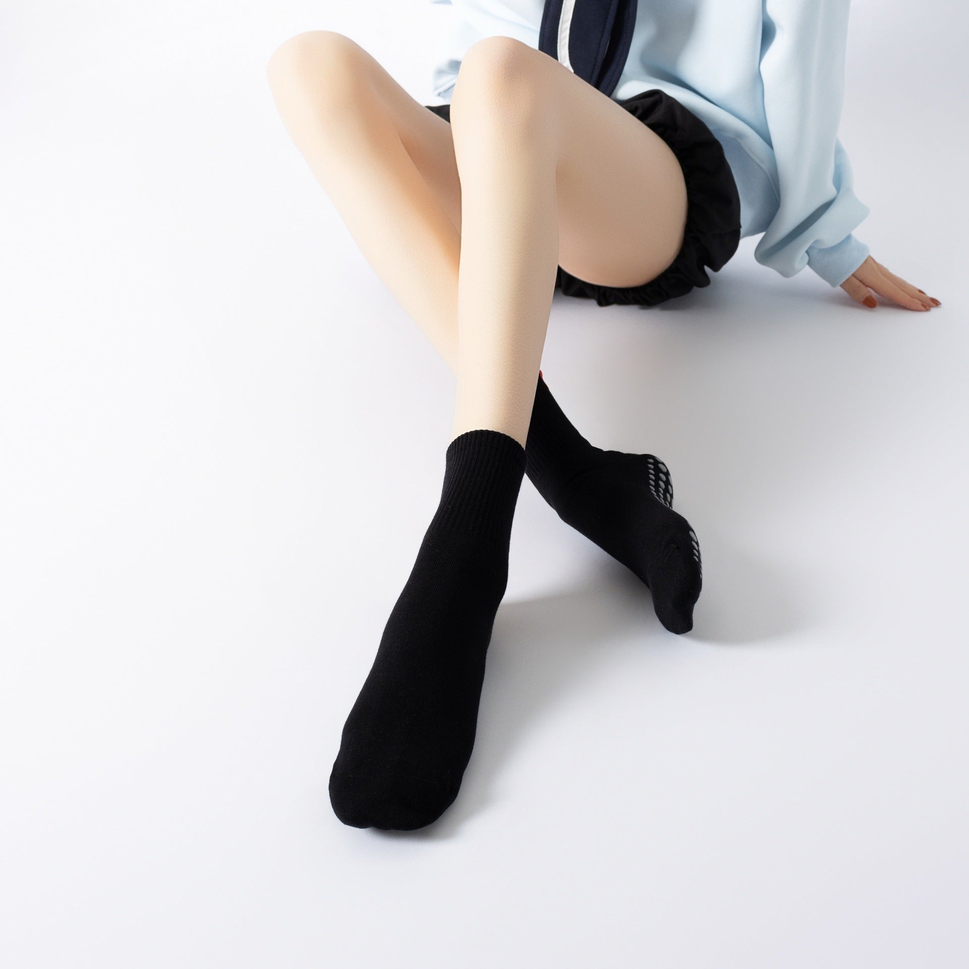 Thin Breathable Heart Yoga Socks-Grainvity