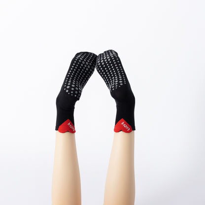 Thin Breathable Heart Yoga Socks-Grainvity