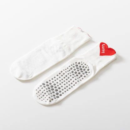 Thin Breathable Heart Yoga Socks-Grainvity