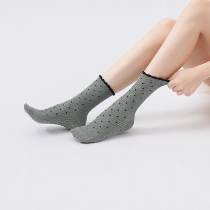 Thin Polka Dot Non-slip Yoga Socks-Grainvity