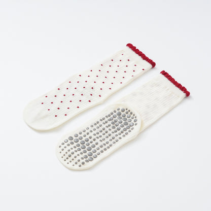 Thin Polka Dot Non-slip Yoga Socks-Grainvity