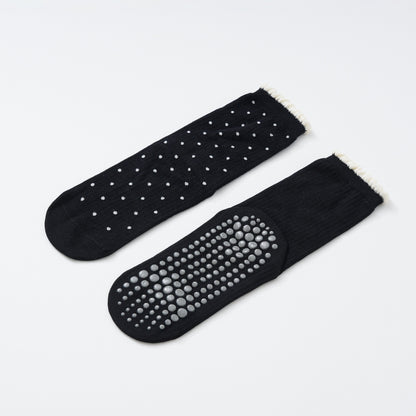 Thin Polka Dot Non-slip Yoga Socks-Grainvity
