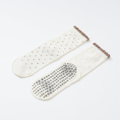 Thin Polka Dot Non-slip Yoga Socks-Grainvity