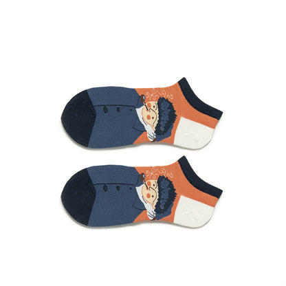 Vintage Art Socks Couple Socks-Grainvity