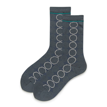 Vintage Floral Crew Socks-Grainvity