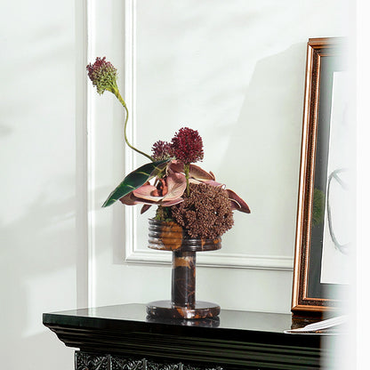 Wabi-Sabi Style Marble Vase-Grainvity