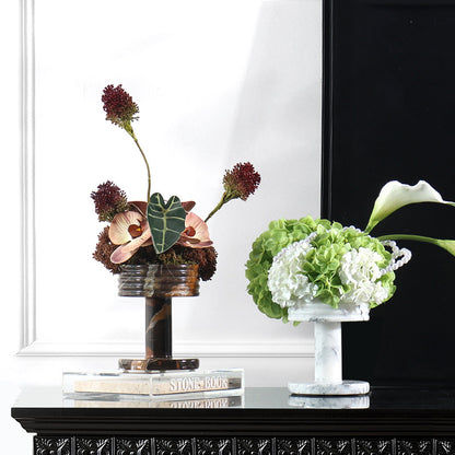Wabi-Sabi Style Marble Vase-Grainvity