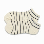 white striped women ankle socks   for outdoor 