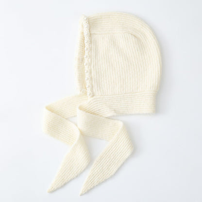 white_woolen_scarf_hat_warm_for_women_winter