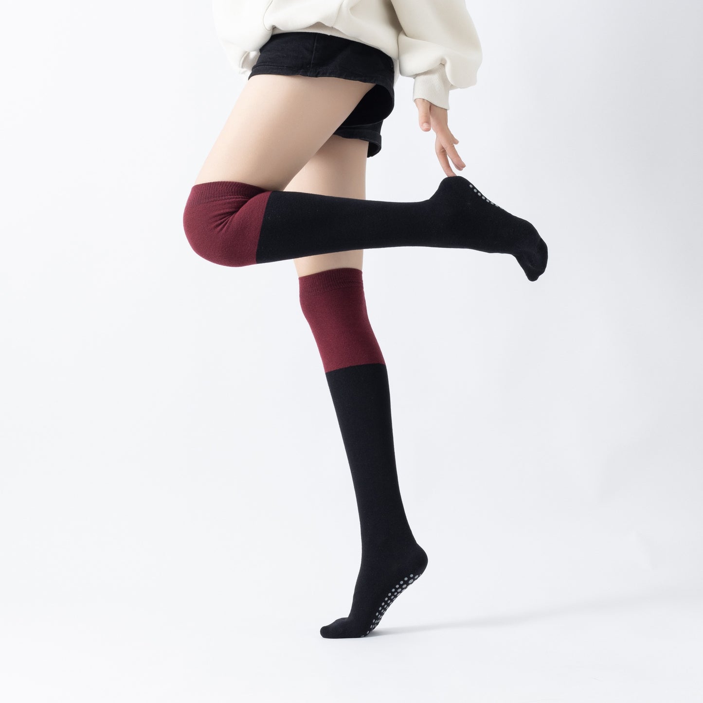 Winter High Knee Yoga Socks-Grainvity