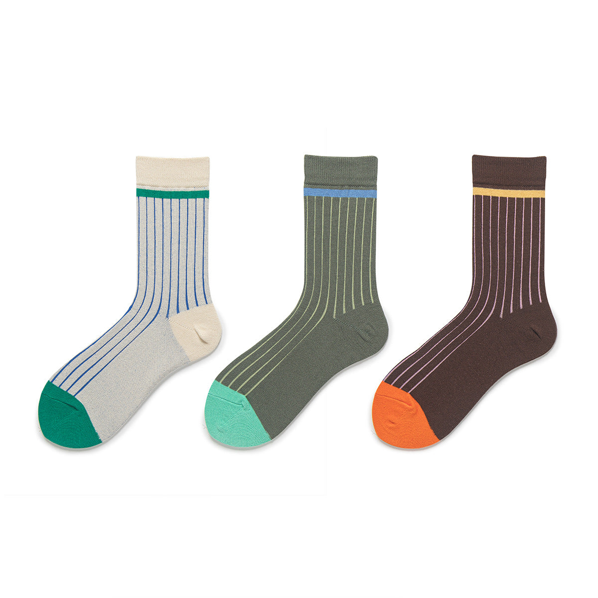 Women Strip Socks-Grainvity