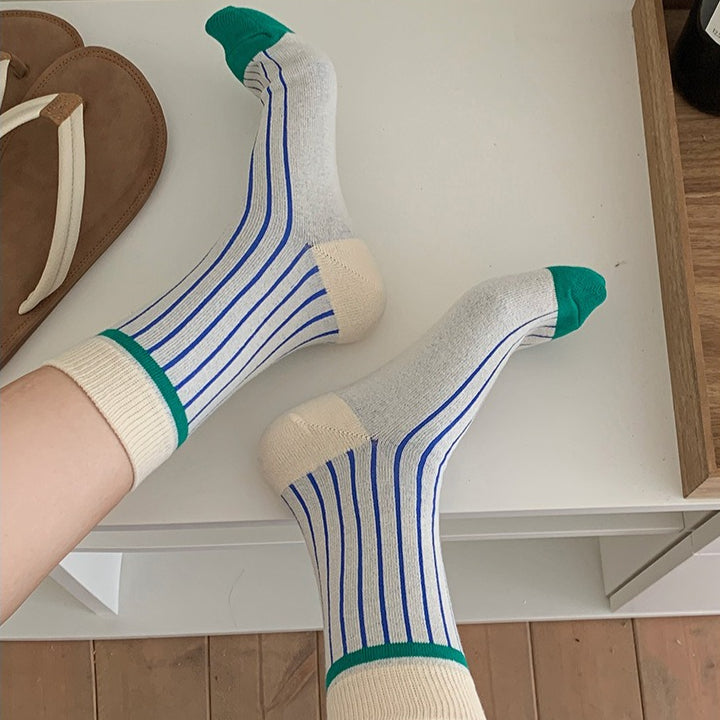 Women Strip Socks-Grainvity