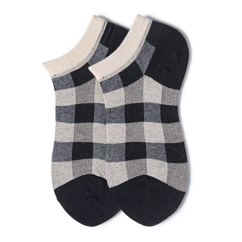 Women Tartan Socks Ankle-Grainvity