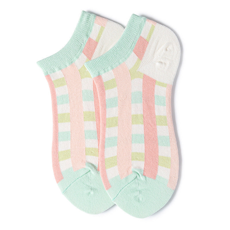 Women Tartan Socks Ankle-Grainvity
