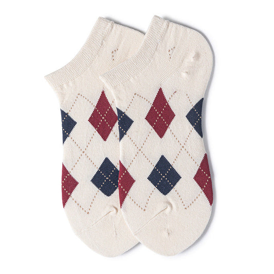 Women Tartan Socks Ankle-Grainvity