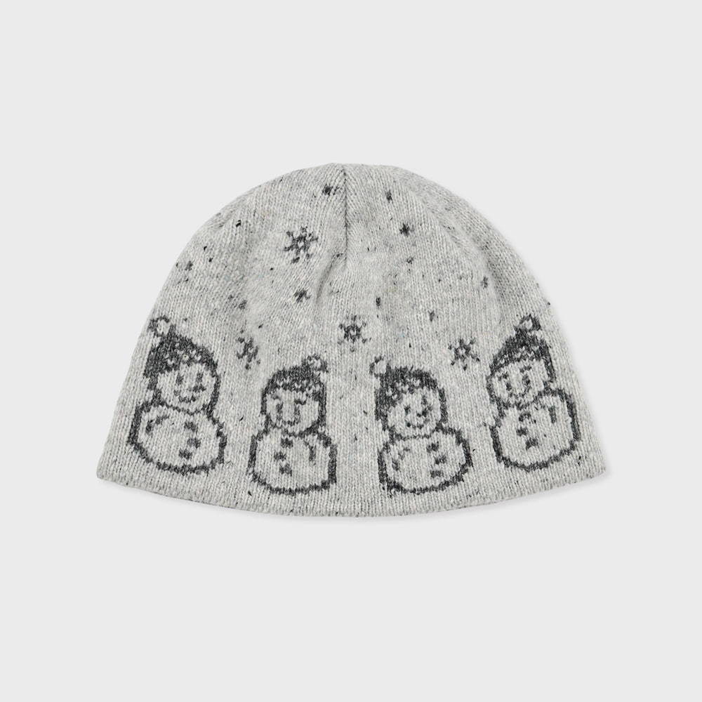 women Snowman Hat gray Color winter