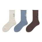 women cotton Socks  Funny Dotted Animal 