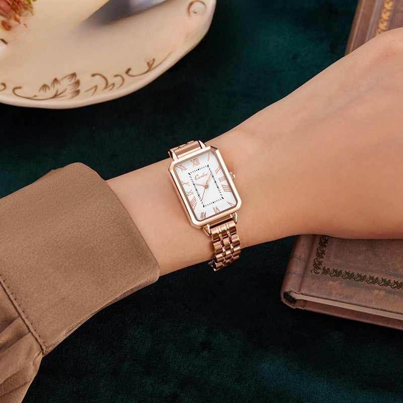 Vintage Style Tank Watch