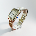 Women Silver Tank Watch Cartier Dupes and Alternatives