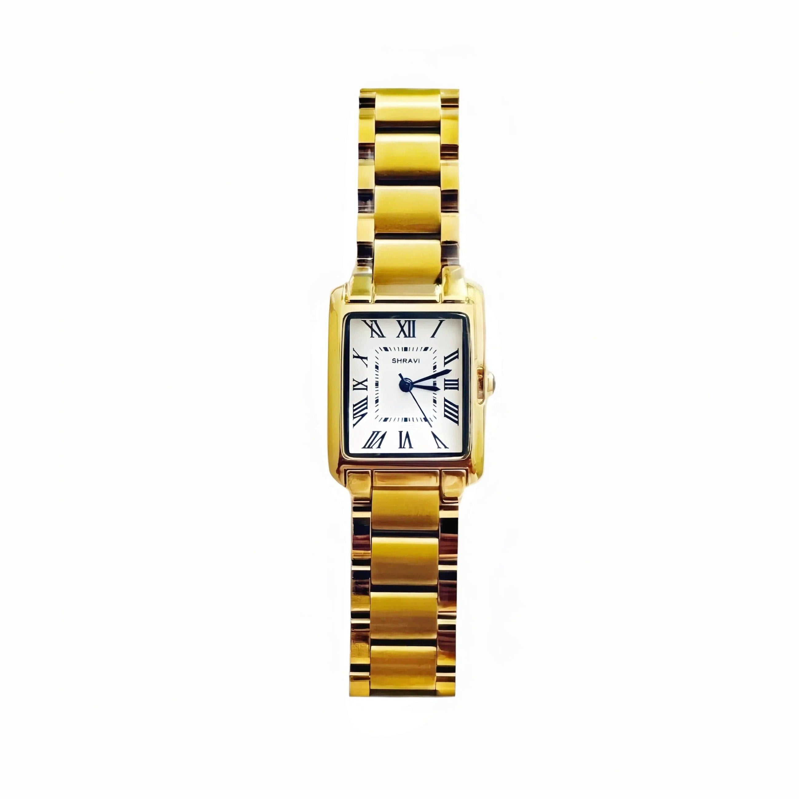 women tank gold watch