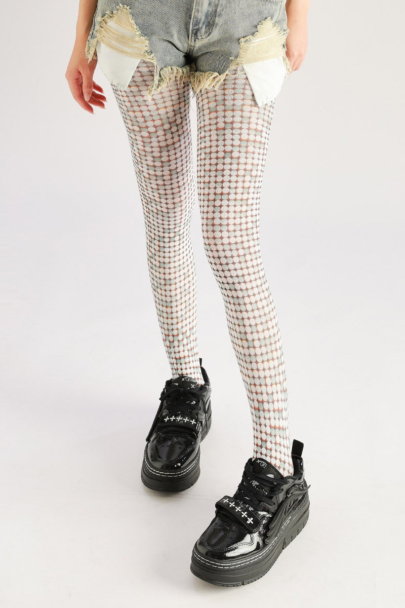 Elegant Dots Women Tights Women's Fancy Dress Costume Accessories, Perfect for Parties, Office, Street Fashion, and Daily Wear