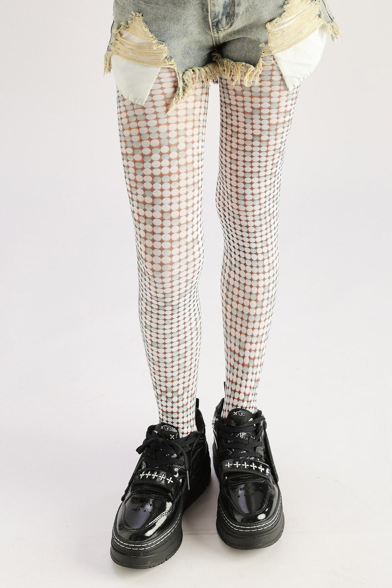Elegant Dots Women Tights Women's Fancy Dress Costume Accessories, Perfect for Parties, Office, Street Fashion, and Daily Wear