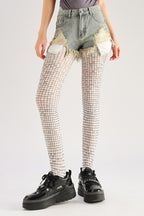 Elegant Dots Women Tights Women's Fancy Dress Costume Accessories, Perfect for Parties, Office, Street Fashion, and Daily Wear