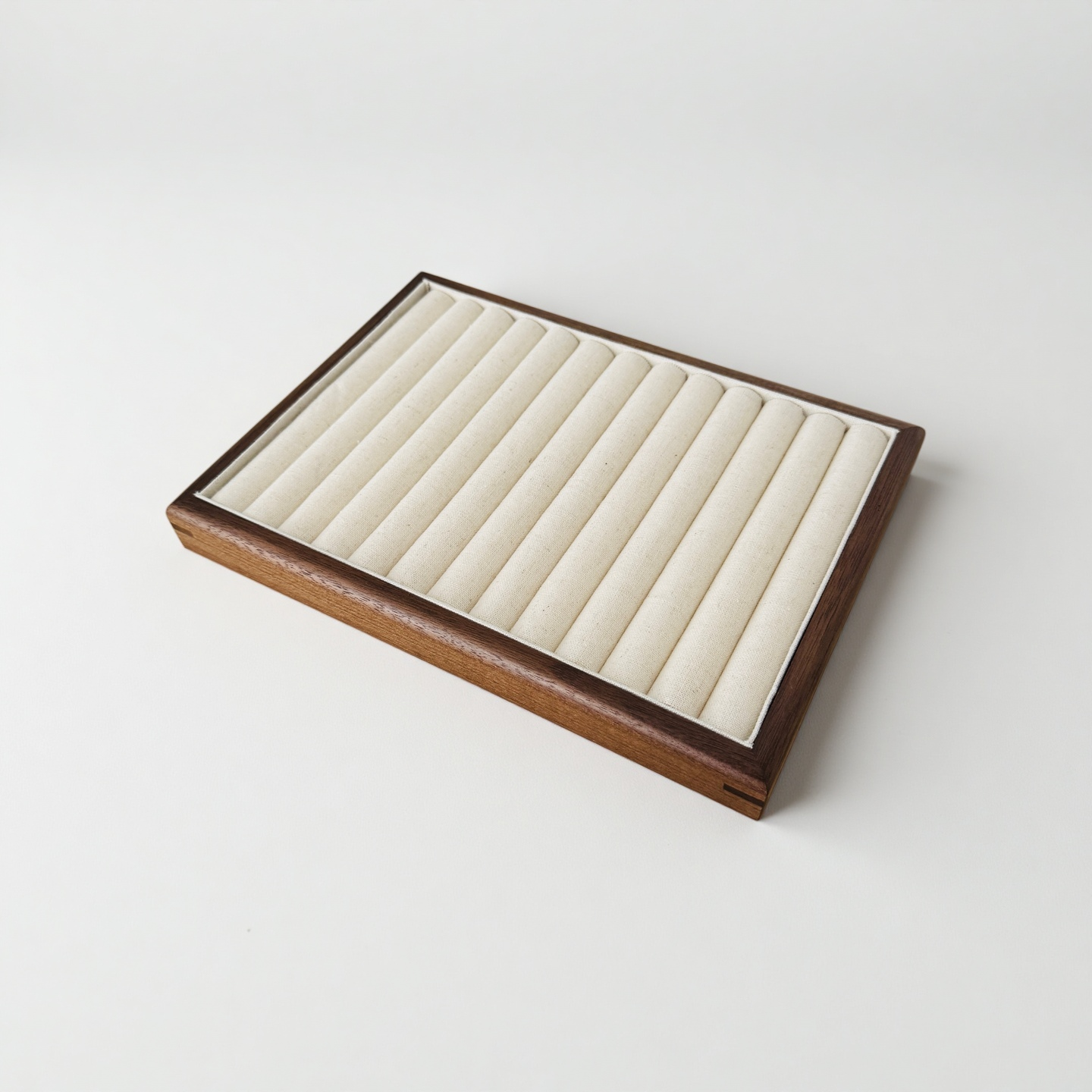 wood ring and earring display tray
