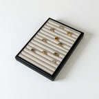 wood ring holder display tray