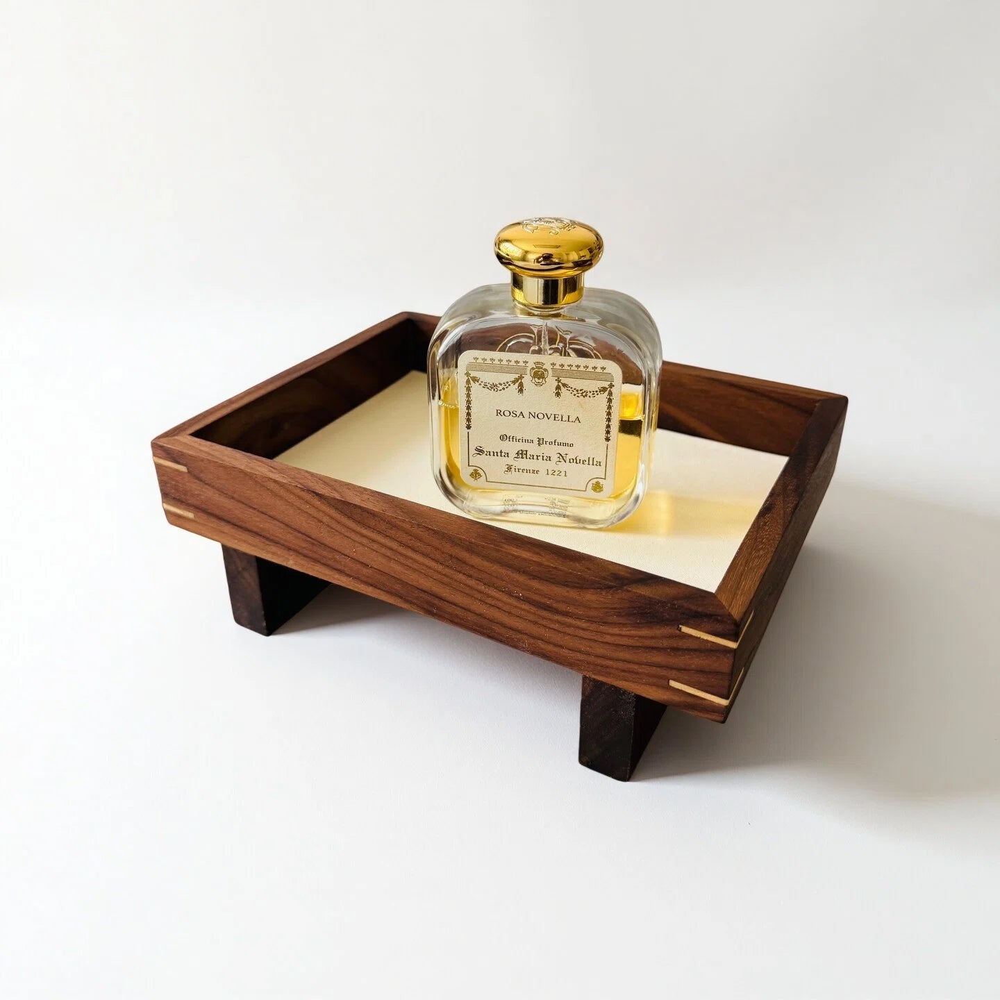 wood tray desk organiser