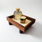wood tray desk organiser